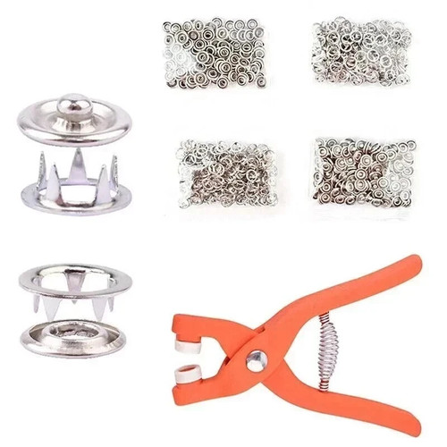 50x druckknopf set nähfrei - druckknopf,