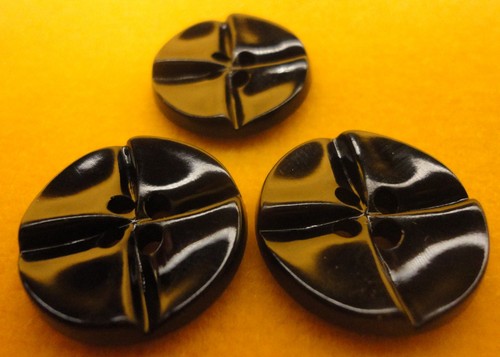 Stück knopf schwarz - 10,