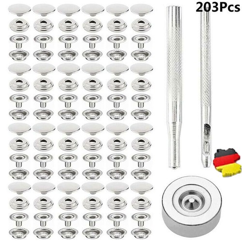 Druckknopf set edelstahl - druckknopf,