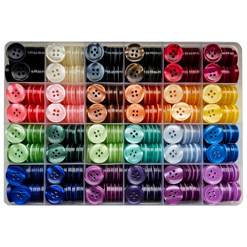 Farben knöpfe set 5 mm - 24,