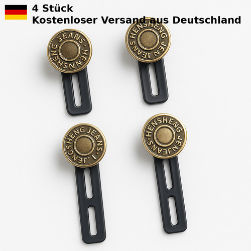 Verstellbare jeans knöpfe - 4x,