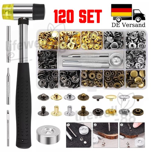 120 set druckknopf zange - druckknopf,