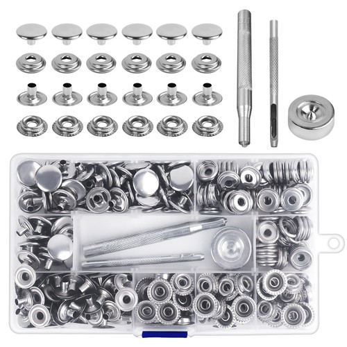 260st druckknopf set - set, edelstahl