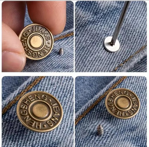 10x jeansknöpfe ersatz 17mm - jeansknöpfe,
