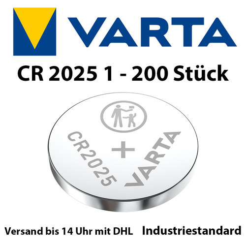 2025 varta cr2025 batterien - 2025,
