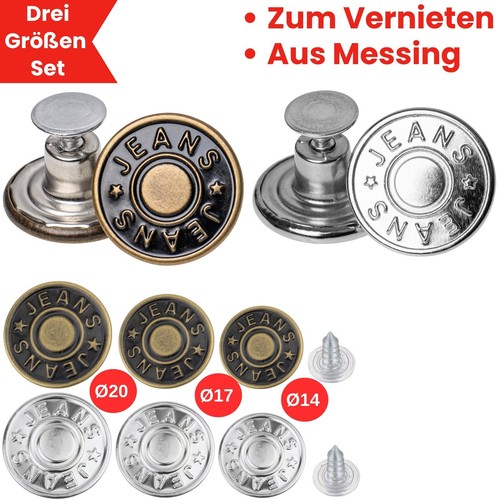 Jeansknöpfe zum nieten - jeansknöpfe, hosen