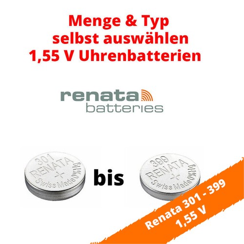 Renata uhrenbatterien 301 - uhrenbatterien,