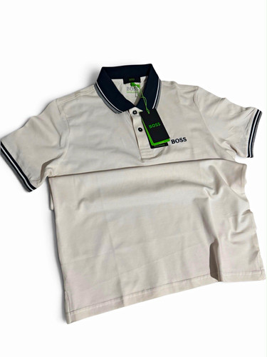 Boss herren polo piqué - herren, weiß