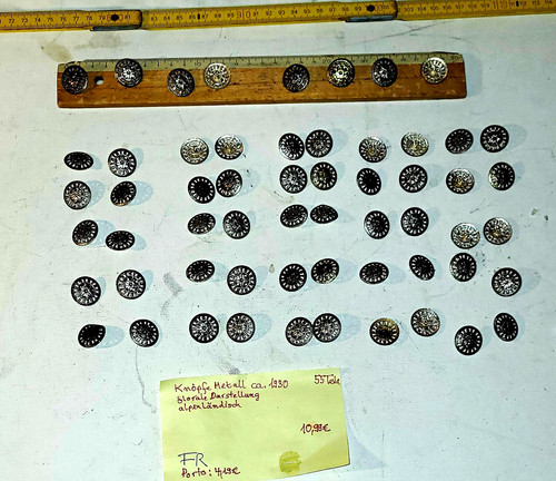 ösenknöpfe rund metall - metall,, 55