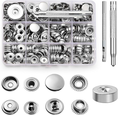 Druckknopf set edelstahl - druckknopf,